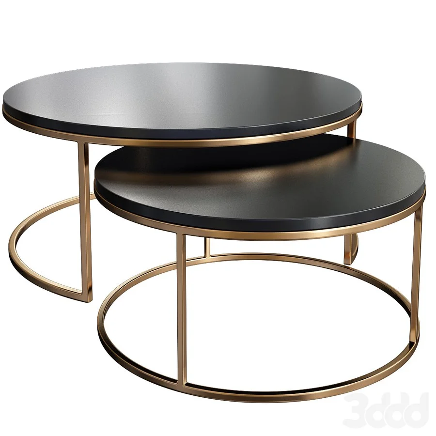 Round Nesting Coffee Table